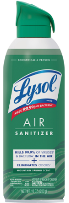 LYSOL Air Sanitizer  Mountain Spring